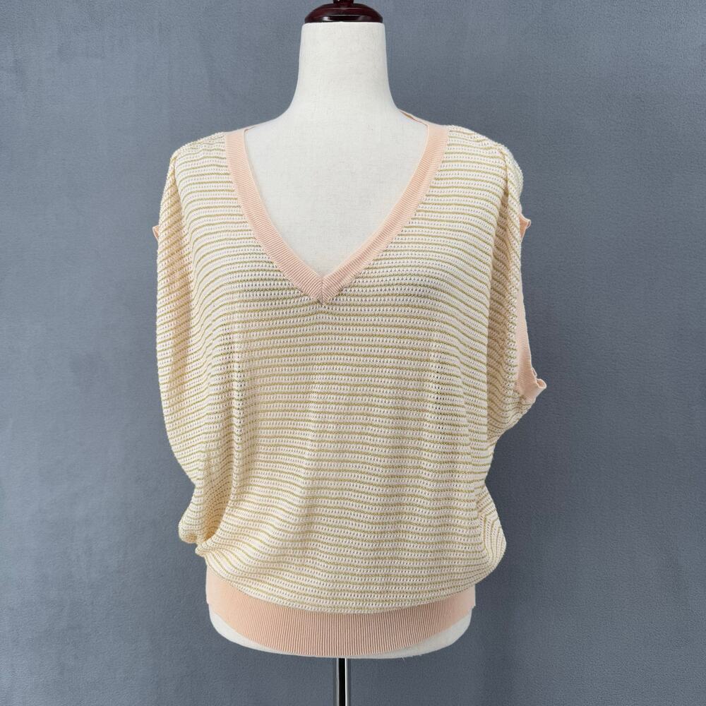 Zadig & Voltaire Sweater Vest Tifle Fish Net Coral Style SFMA2114F Womans M